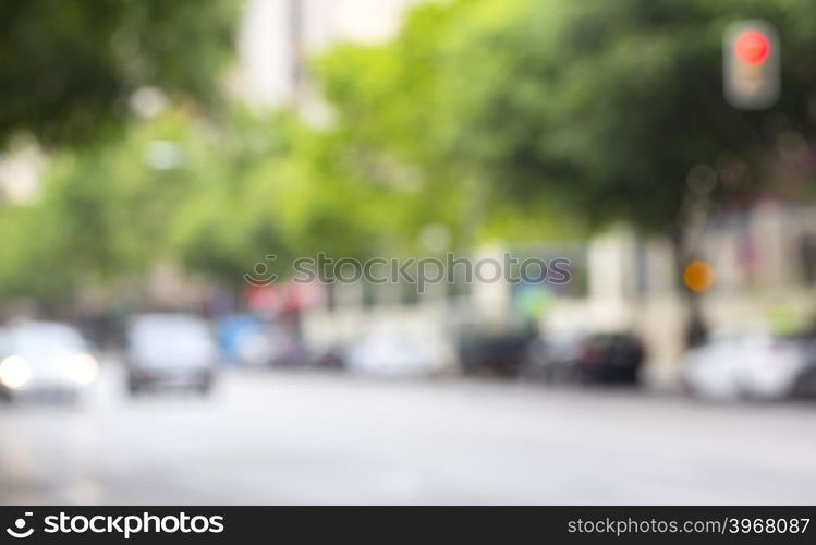 city blur abstract summer background