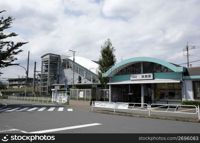 City building and car park