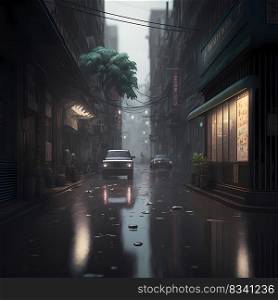 city in the rain 5
