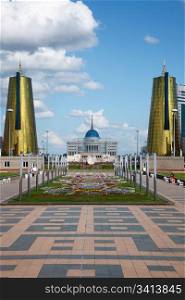 City landscape. Astana, capital of Kazakhstan Republic, july 2009