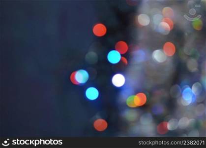 City night light blur bokeh. Defocused background. City lights blurred bokeh background.. Abstract background with bokeh lights
