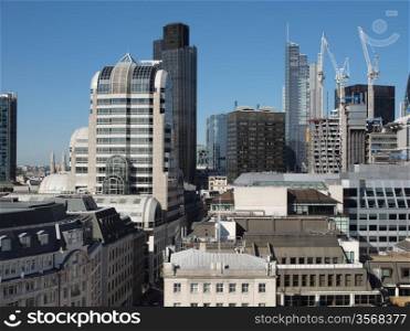 City of London. View of the City of London, England, UK