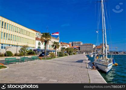 City of Sibenik waterfront view, Dalmatia, Croatia
