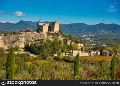 city of Vaison la Romaine in Provence in France