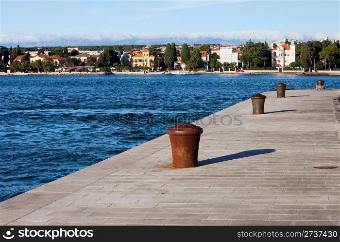City of Zadar waterfront in Croatia