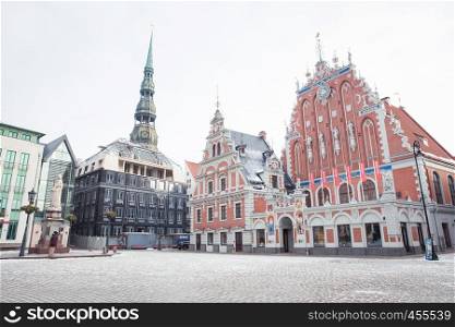 City Riga, Latvia. Old town, city center, peoples and architecture. Streets and nature. Travel photo 2019. 24. january.