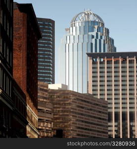 City skyline in Boston, Massachusetts, USA