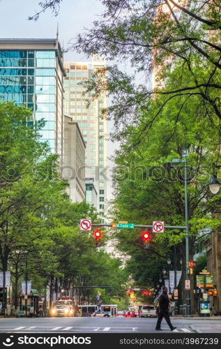 city streets of charlotte north carolina