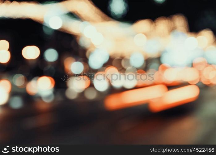 City Traffic Lights Background
