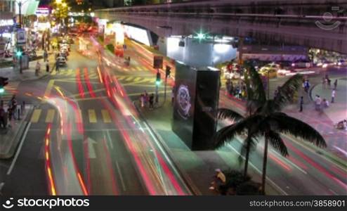 City Traffic lights time lapse
