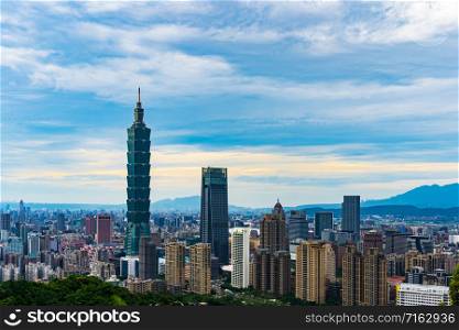 city view of Taipei, Taiwan