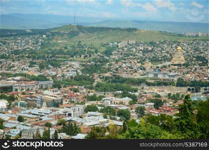 City view of Tbilisi - capital of Georgian republic