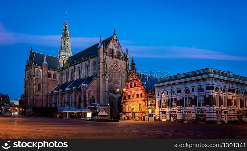 Cityscape in Haarlem, the Netherlands