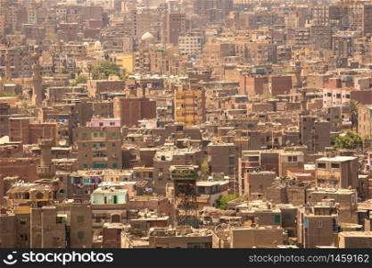 Cityscape of Cairo in Egypt