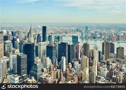 Cityscape view of Manhattan. Cityscape view of Manhattan, New York City, USA