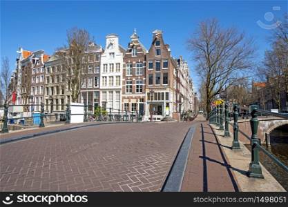 Cityscenic from Amsterdam at the Keizersgracht in the Netherlands