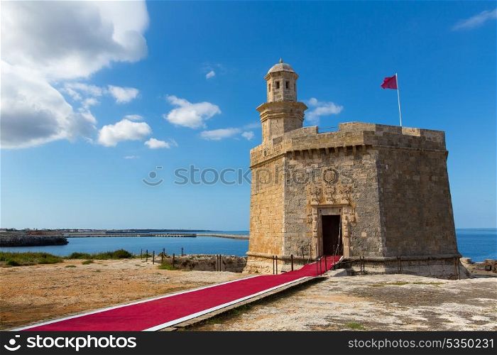 Ciutadella Castell de Sant Nicolas Castillo San Nicolas in Ciudadela Balearic Islands