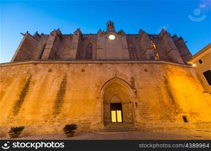 Ciutadella Menorca Cathedral in Ciudadela at Balearic islands