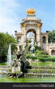 Ciutadella Park in Barcelona Spain