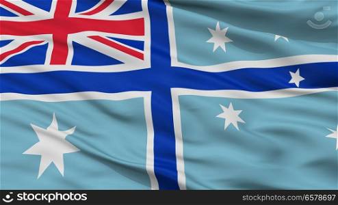 Civil Air Ensign Of Australia Flag, Closeup View. Civil Air Ensign Of Australia Flag Closeup