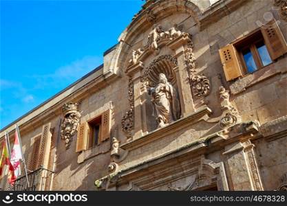Civil war archive in Salamanca facade of Spain