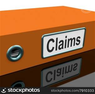 Claims File Contains Insurance Applications Or Paperwork. Claims File Containing Insurance Applications Or Paperwork
