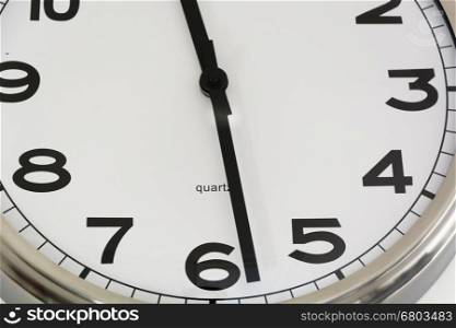 Classic clock close up. Classic clock close up with roman numbers