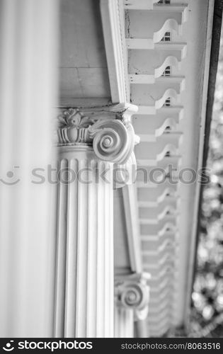 classic colonial architectural details