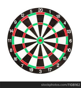 Classic Darts Board isolated on white