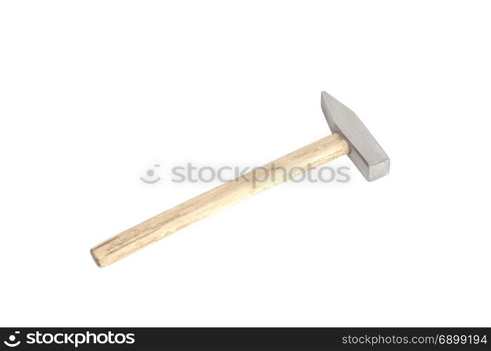 Classic hammer isolated on white background