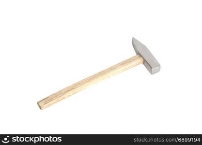 Classic hammer isolated on white background