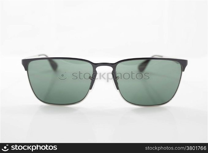 Classic sunglasses isolated on white background, stock photo