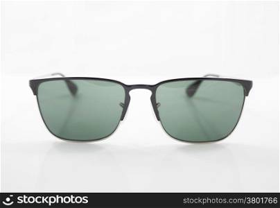 Classic sunglasses isolated on white background, stock photo