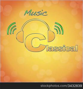 Classical, music logo.