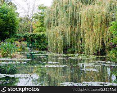 Claude Monet&rsquo;s garden and lily pond in Giverny France