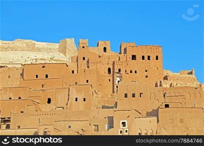 Clay kasbah Ait Benhaddou in Morocco