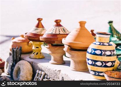 clay pots market morocco