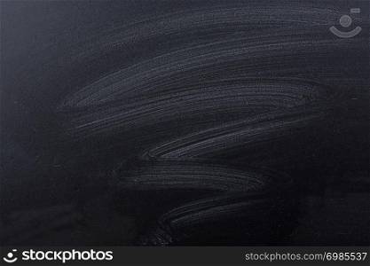 Clean blackboard on a white background