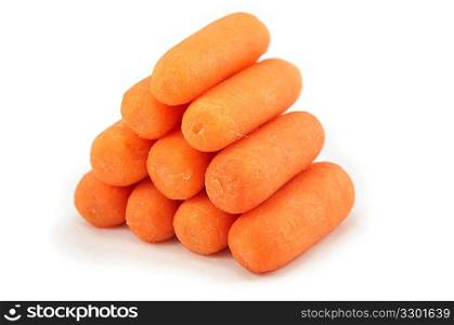 clean peeled carrots