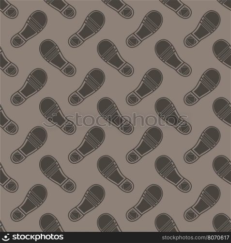 Clean Shoe Imprints Seamless Pattern Isolated on Grey Background. Clean Shoe Imprints Seamless Pattern
