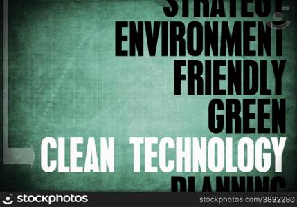 Clean Technology Core Principles as a Concept