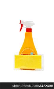 cleaning agent isolated on a white background
