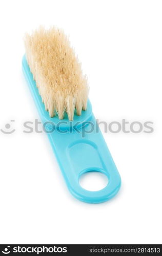 Cleaning brush isolated on the white background