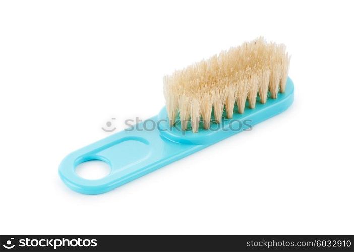 Cleaning brush isolated on the white background