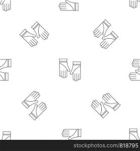 Cleaning gloves icon. Outline illustration of cleaning gloves vector icon for web design isolated on white background. Cleaning gloves icon, outline style