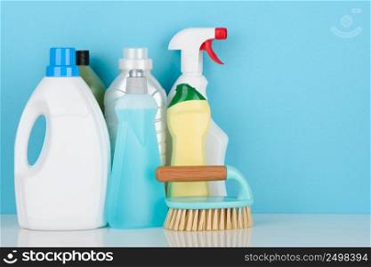 Cleaning liquids and tools set for different housework