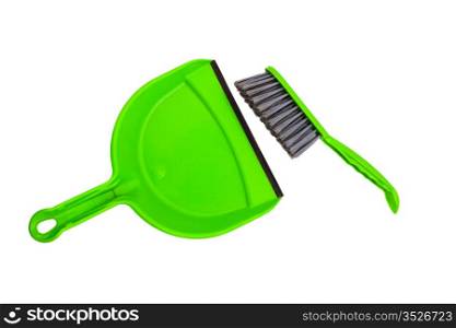 cleaning set isolated on white background