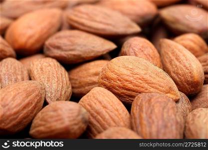 clear almond close-up background