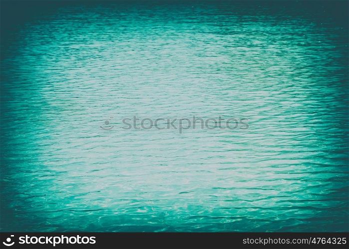 Clear And Calm Blue Ocean Water