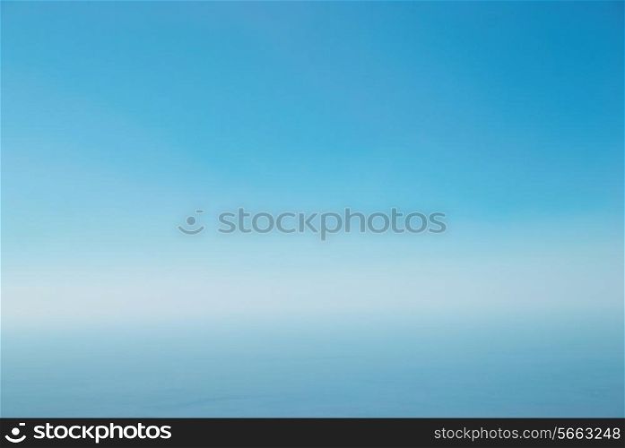 Clear blue sky can be used for background